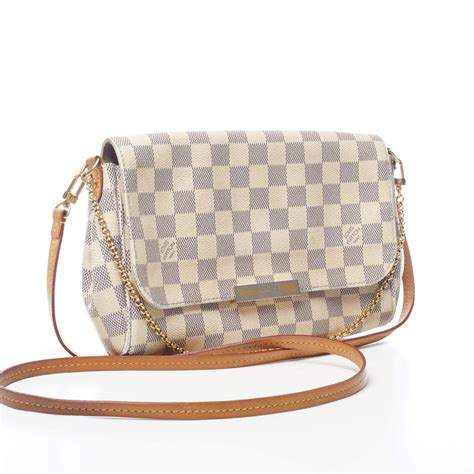 louis vuitton favourite pm damier azur|louis vuitton damier azur bandouliere.